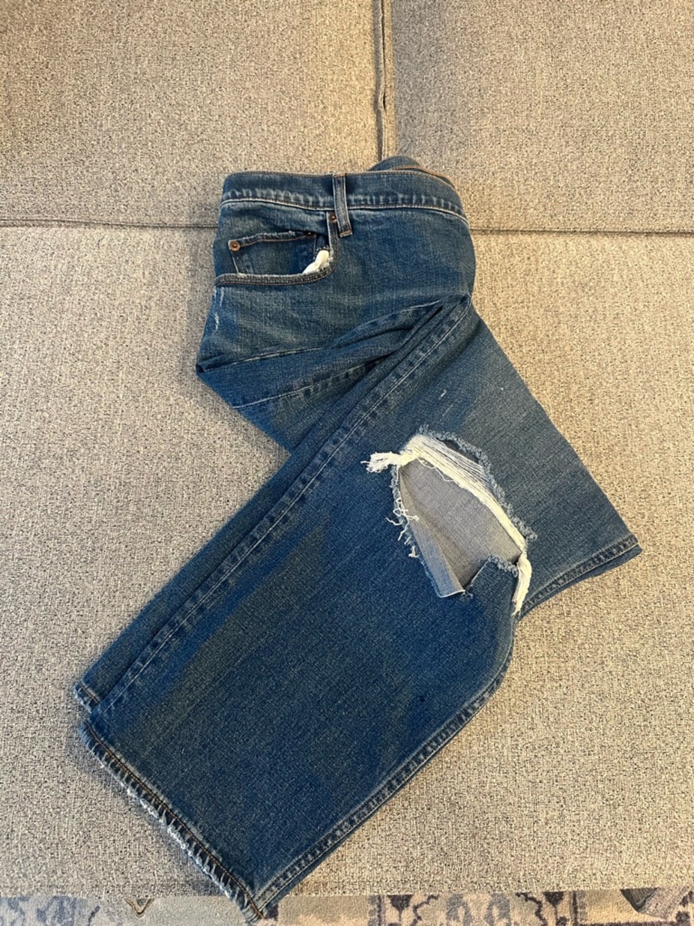 Abercrombie & Fitch Womens Plus 24 Ankle Straight Ultra High Rise Jeans NWT